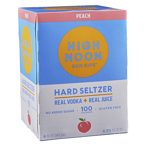 High Noon Peach 4 Pack